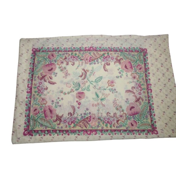Vintage Fieldcrest Floral Pillowcases USA Cottagecore Cotton READ - Picture 2 of 4